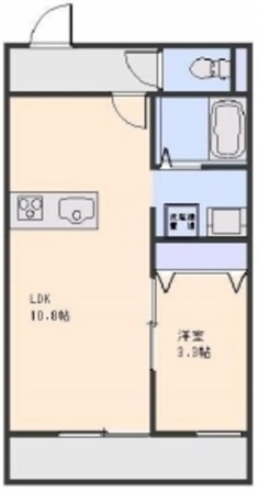 タウンコート Aの物件間取画像